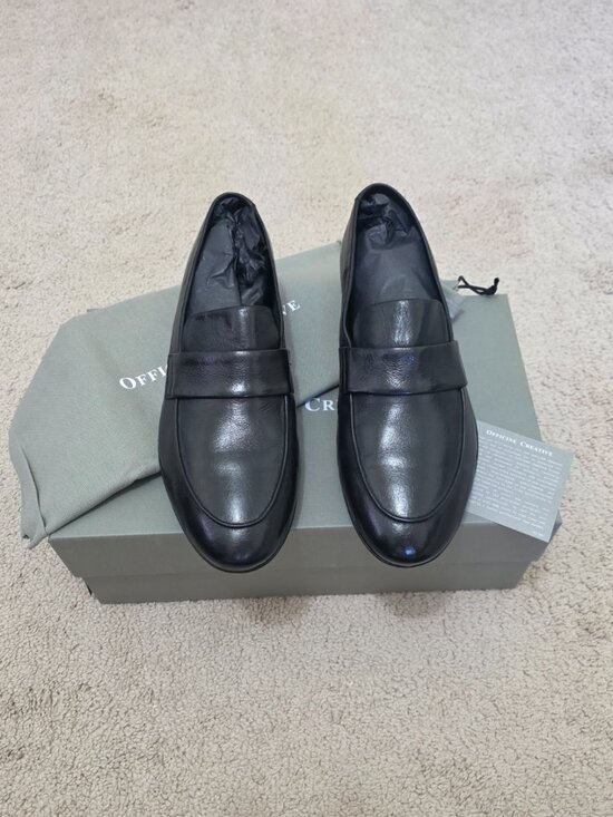 Officine Creative Airto DD Black Leather Penny Loafers NIB Size 42 / US 9 main image 8
